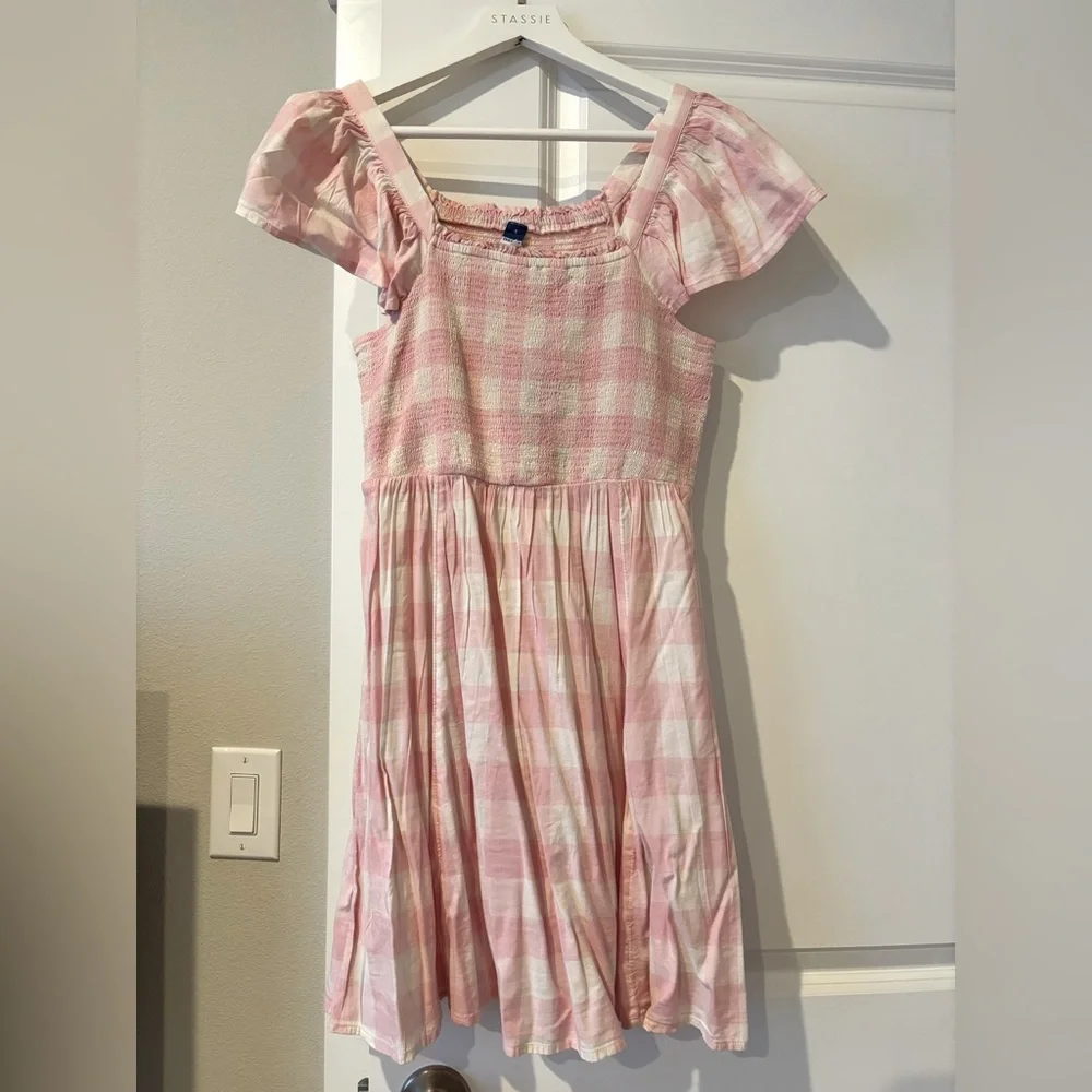 Pink checkered summer dress! - Picture 1 of 3